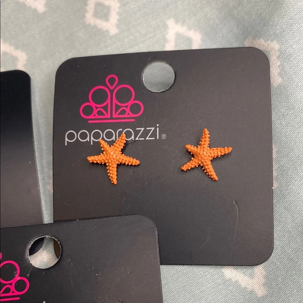 Paparazzi Kids Flower, Starfish, and Fish Earrings Set